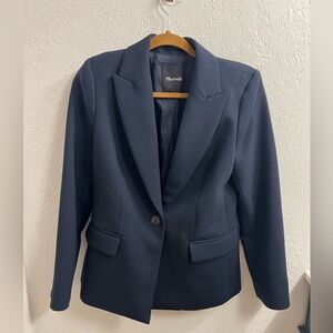 Madewell Alston Navy Women's Blazer - 4